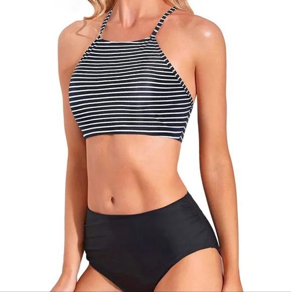 Holipick Two Piece Swimming Suit - Picture 4 of 12
